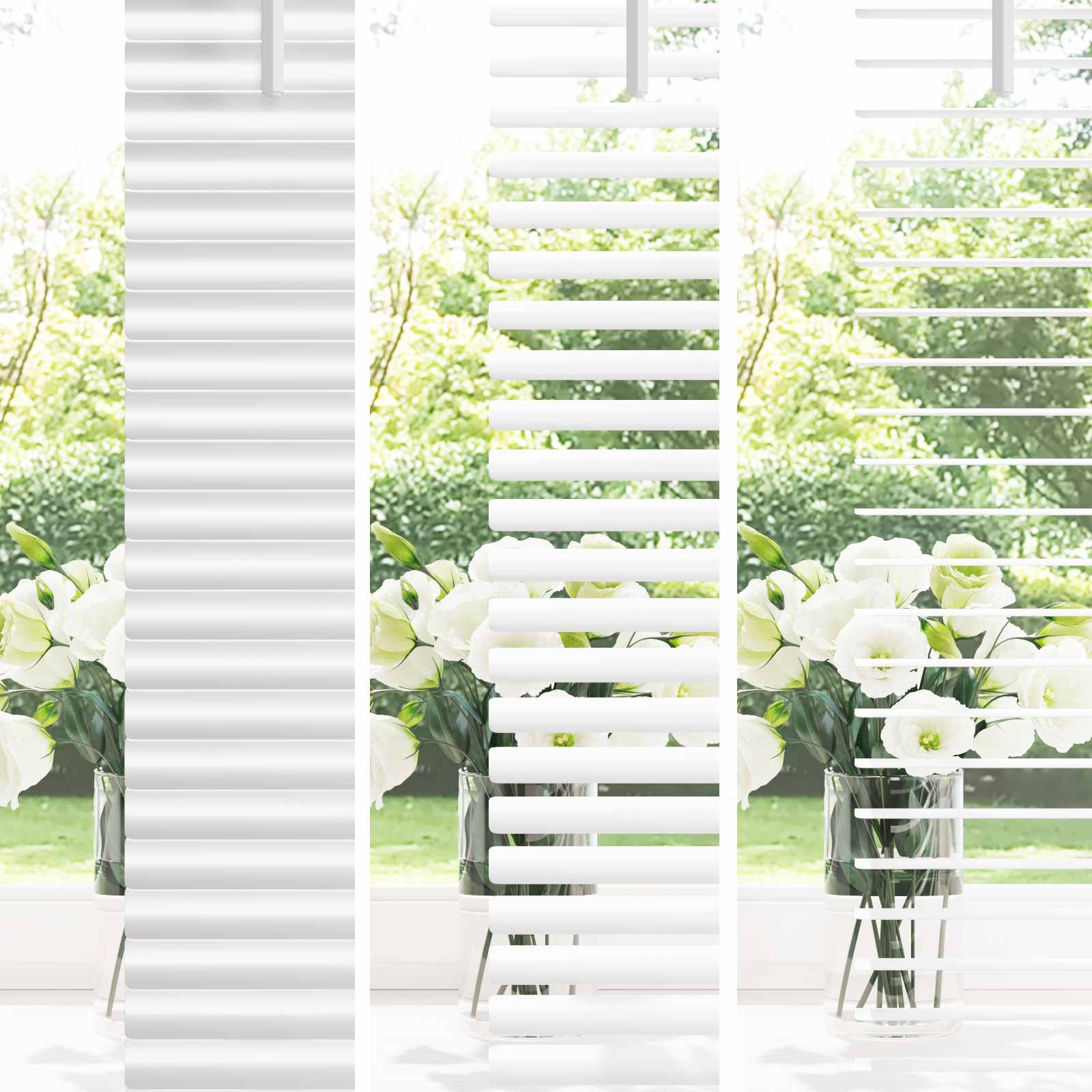 Jalousie Silber Grau 150 x 40 cm 25 mm PVC