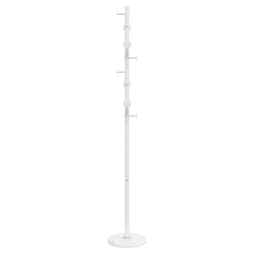 Garderobenständer Schwarz 176 cm Pulverbeschichtetes Eisen