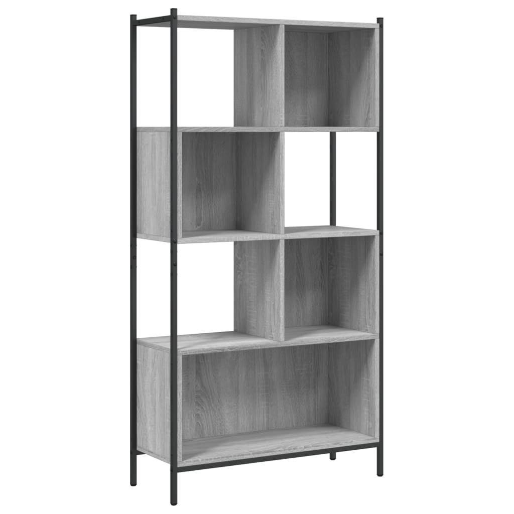 Bücherregal Schwarz 72x28x172 cm Holzwerkstoff