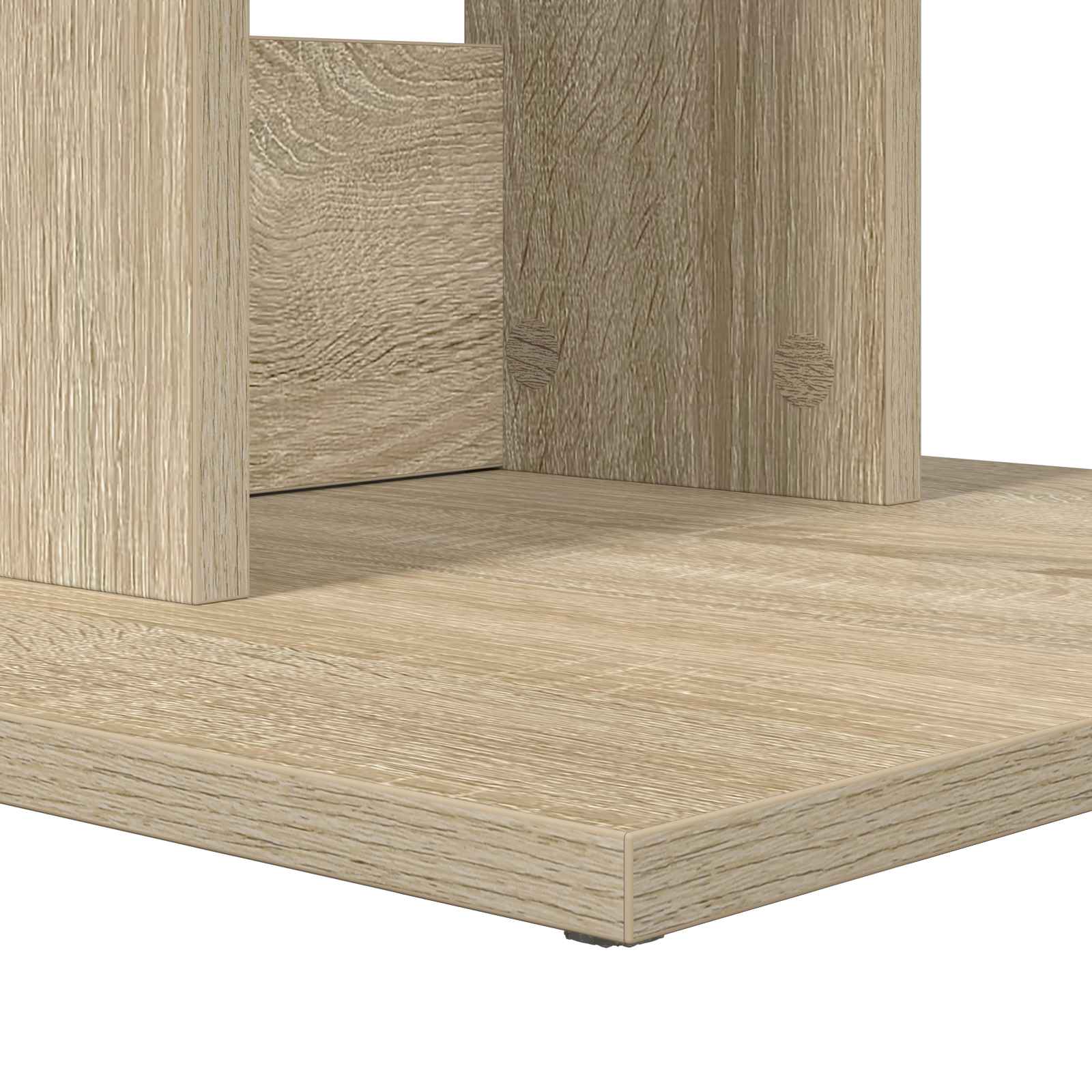 Beistelltisch Weiß 45 x 40 x 62,5 cm Holzwerkstoff