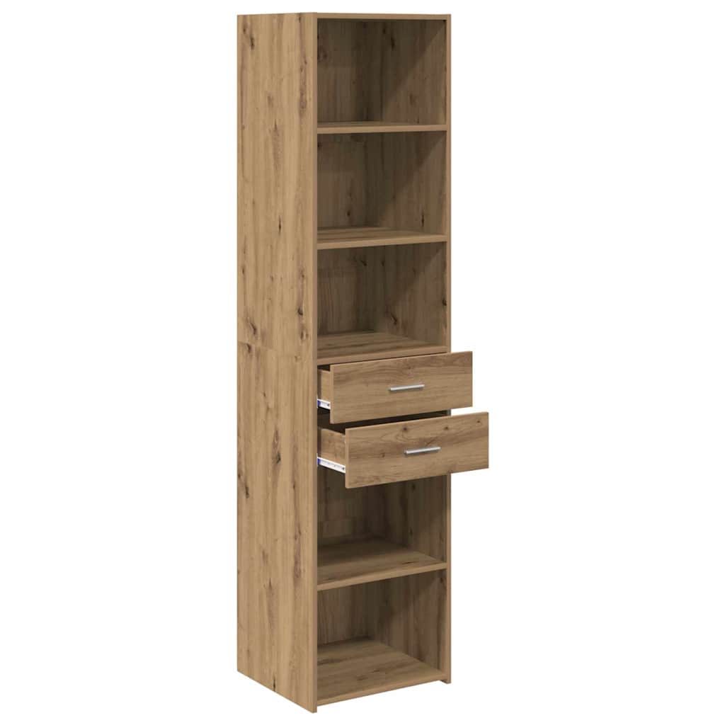 Highboard Altholz 45 x 42,5 x 185 cm Holzwerkstoff
