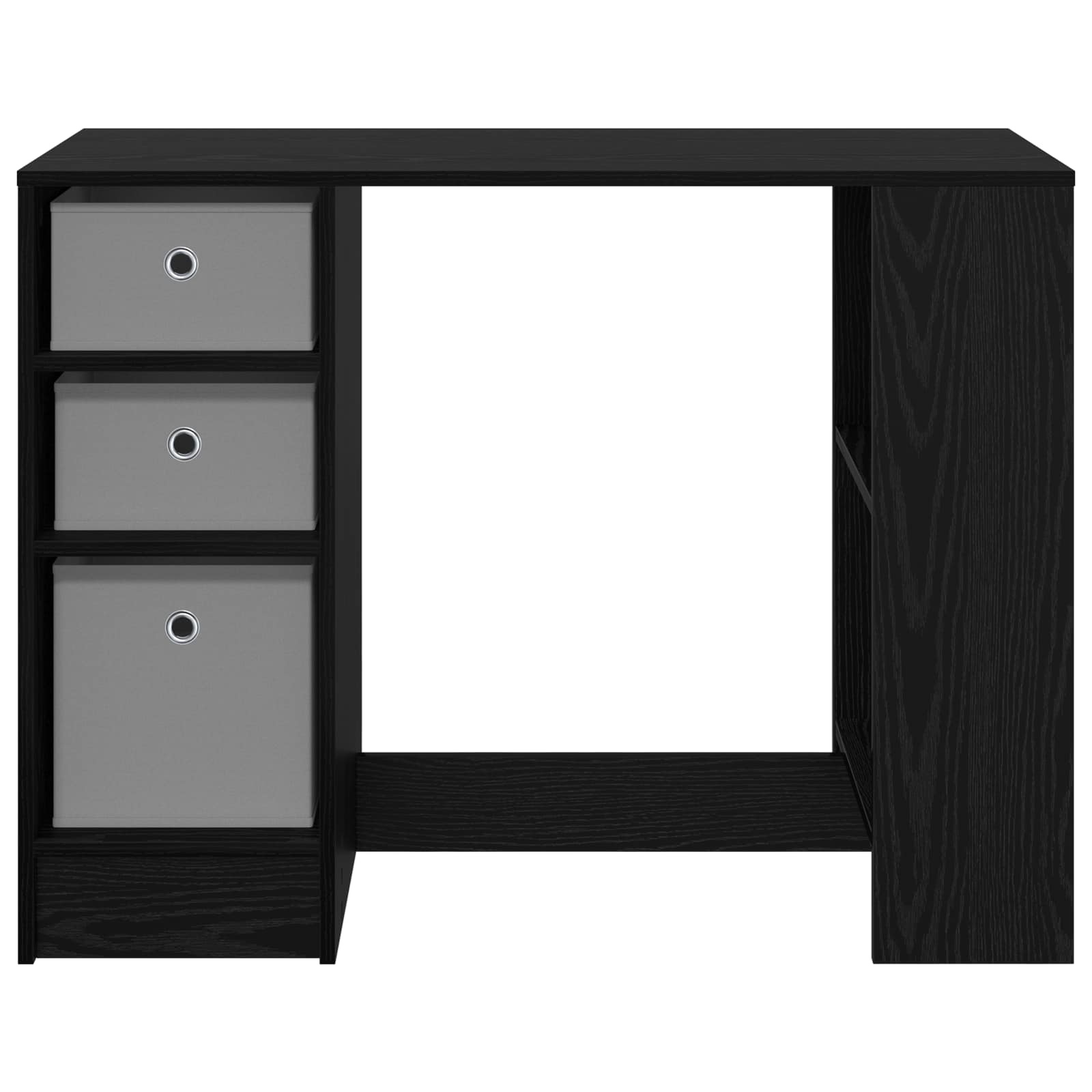 Schreibtisch mit Schubladen Weiß 100 x 40 x 75 cm Holzwerkstoff
