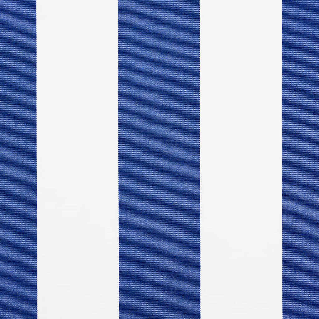 Markisenvolant Blau und Weiß Gestreift 3 m