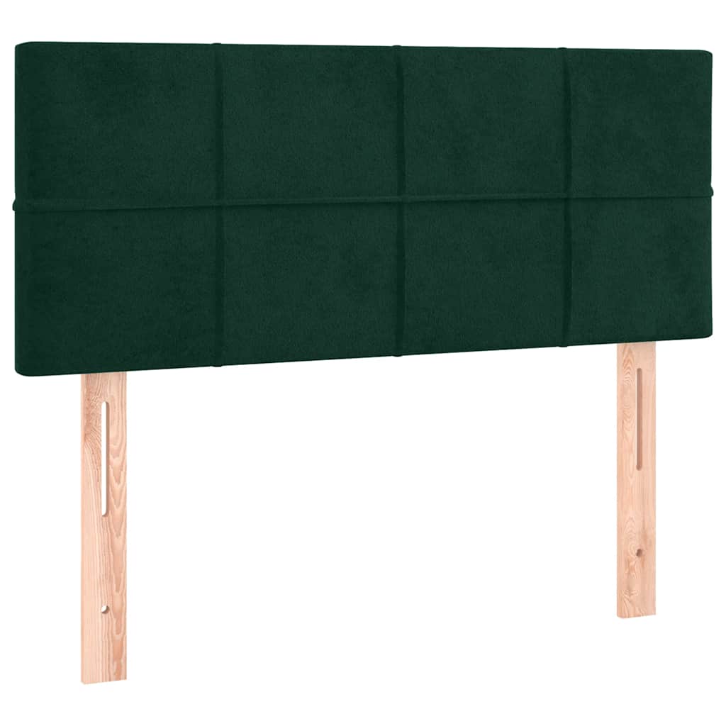 Kopfteil Hellgrau 80x5x118/128 cm Samt