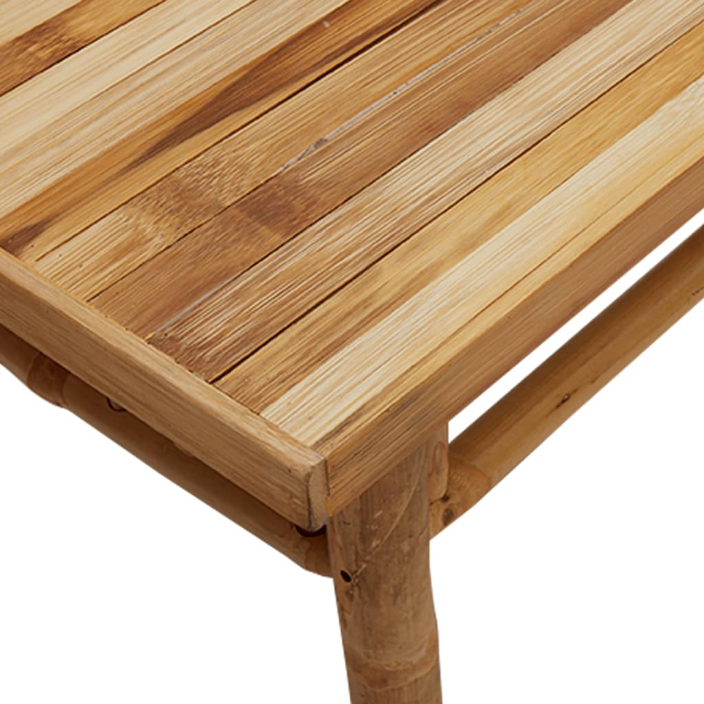 Couchtisch 45x45x35 cm Bambus