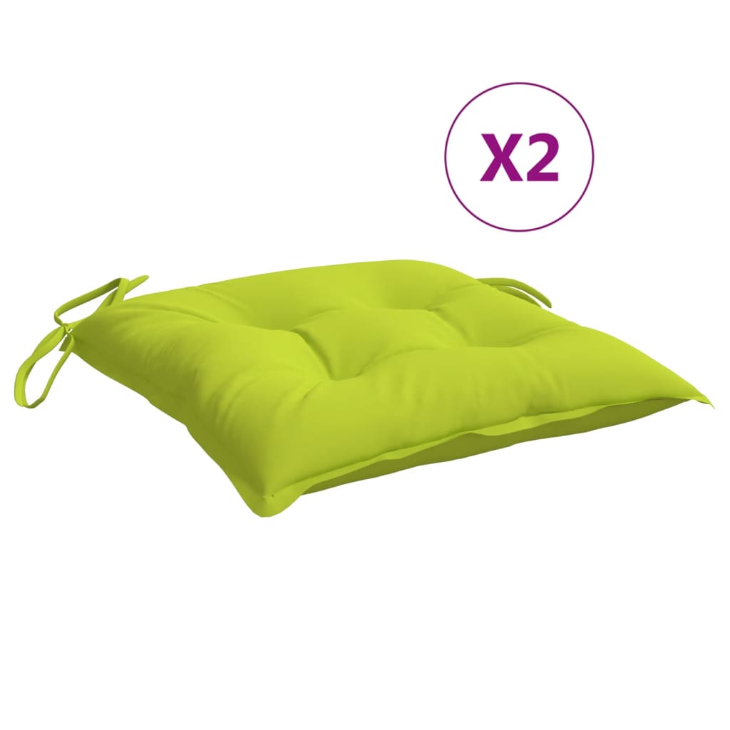 Stuhlkissen 4 Stk. Hellblau 40x40x7 cm Oxford-Gewebe