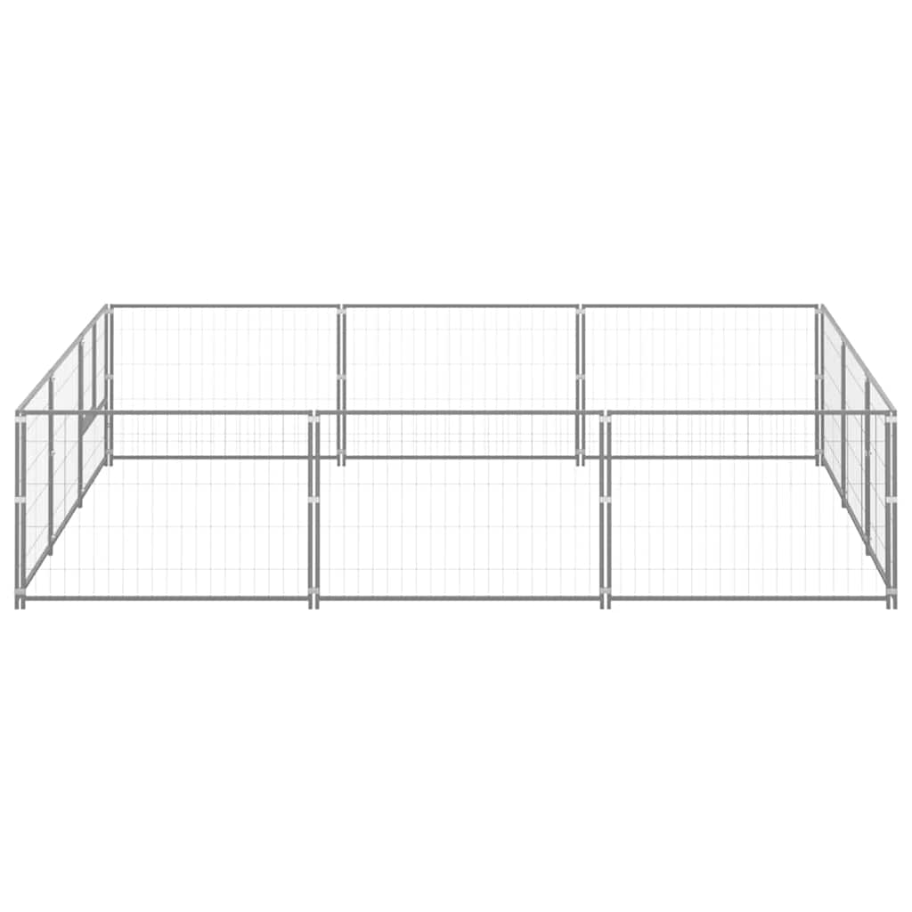 Hundezwinger Schwarz 4 m² Stahl