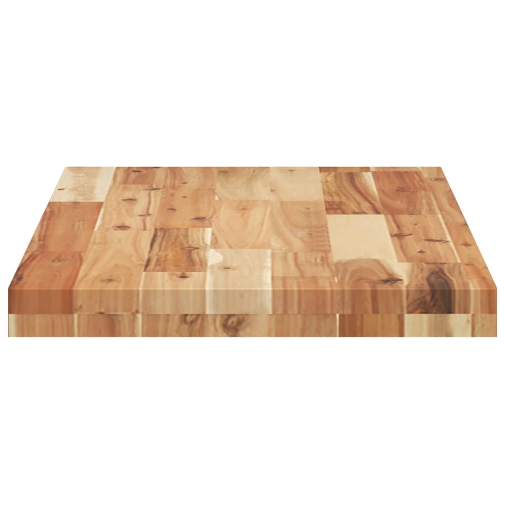 Tischplatte 40x20x2 cm Rechteckig Massivholz Akazie