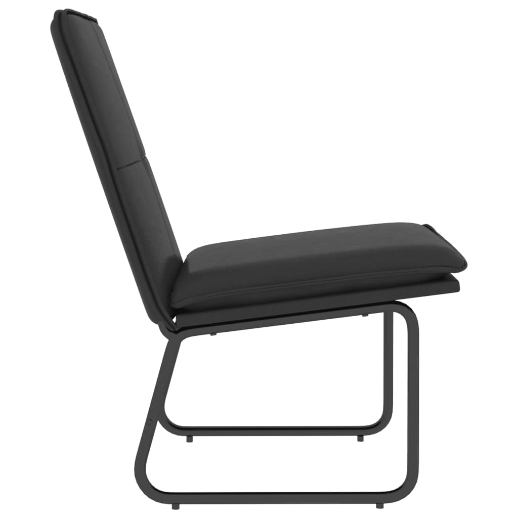 Loungesessel Creme 54x75x76 cm Kunstleder