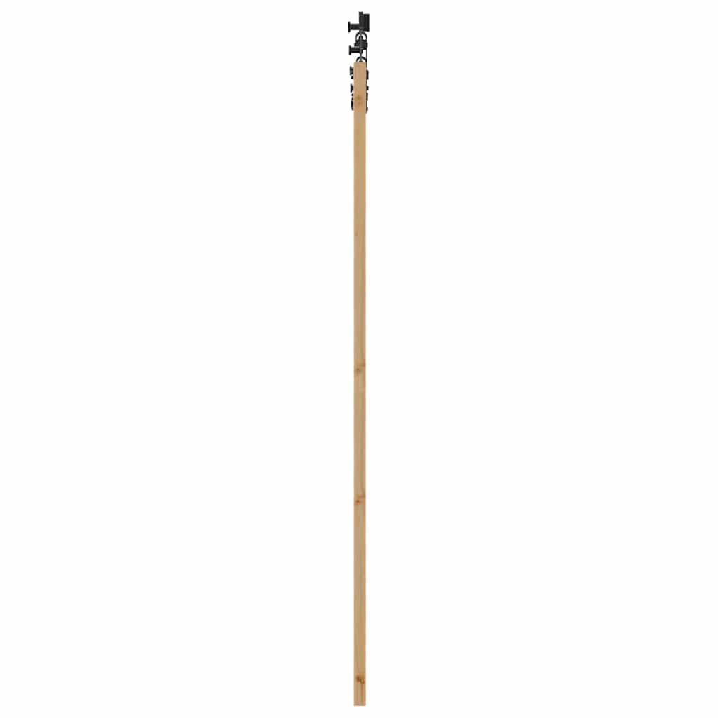 Schiebetür ORKDAL Natürlich und Schwarz 61 x 198,5 cm