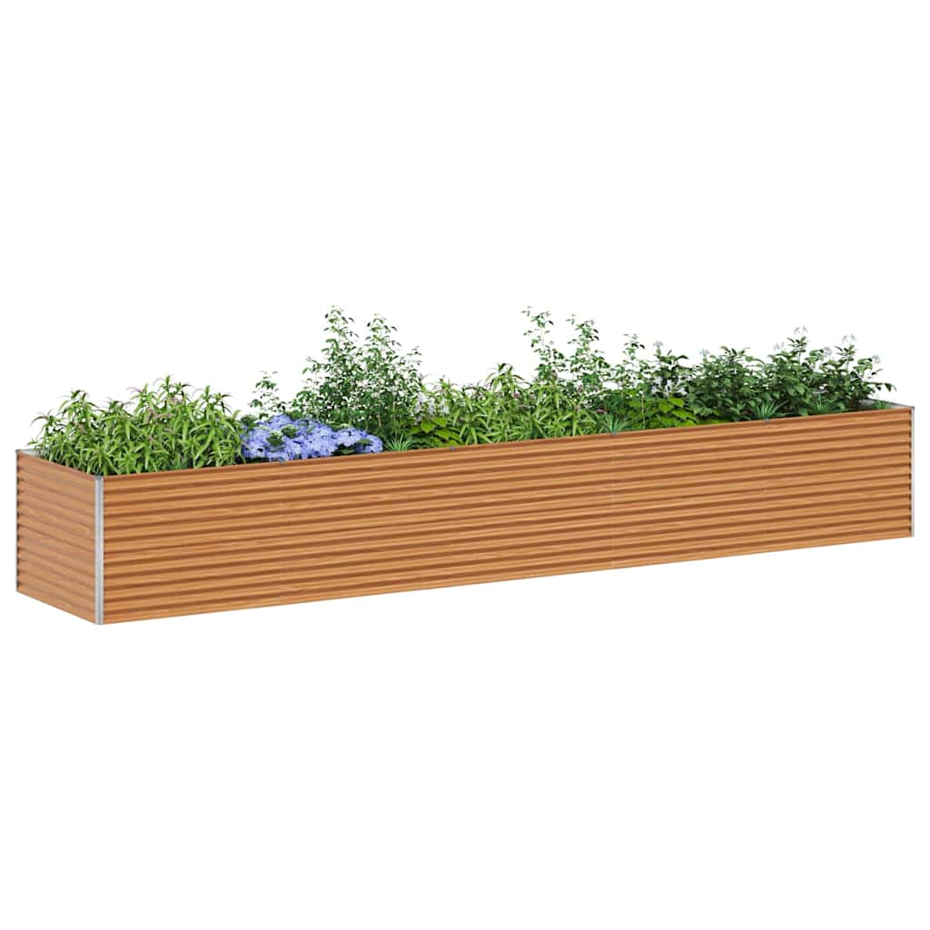 Garten-Hochbeet 100 x 50 x 36 cm Cortenstahl