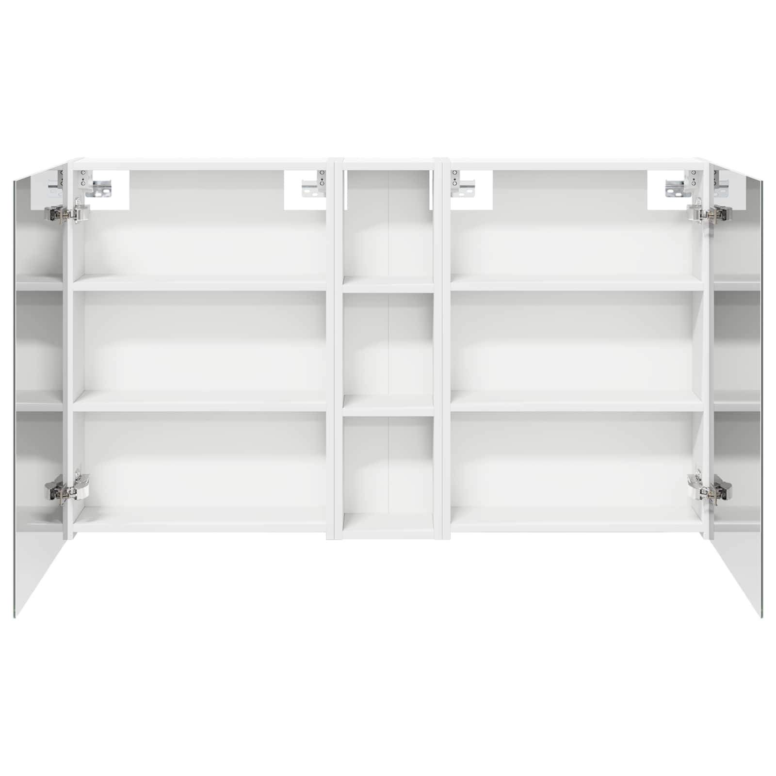 Badezimmerschrank-Set 3 pcs 80 x 10,5 x 50 cm Holzwerkstoff