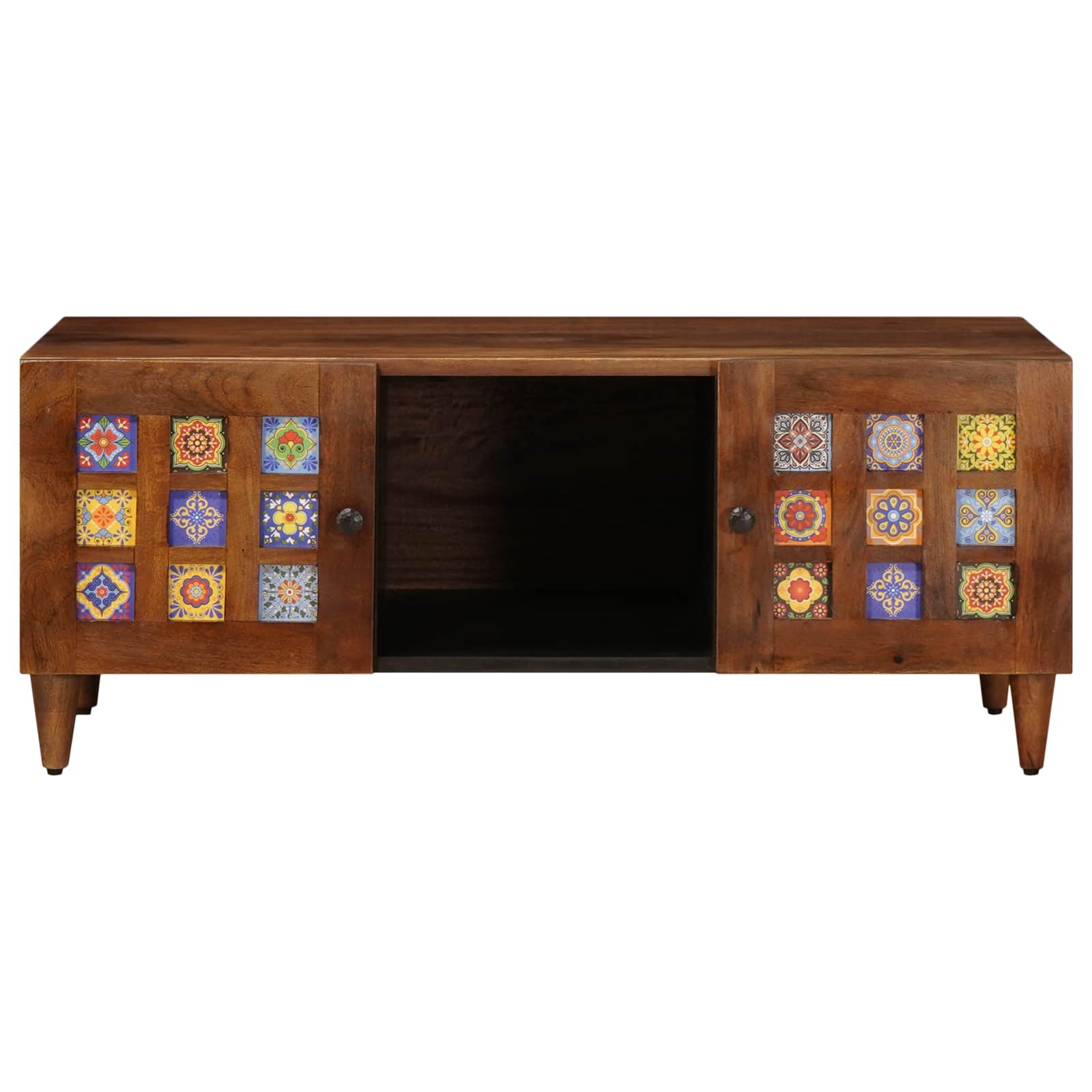 Couchtisch Braun 100 x 54 x 40 cm Massivholz Mango