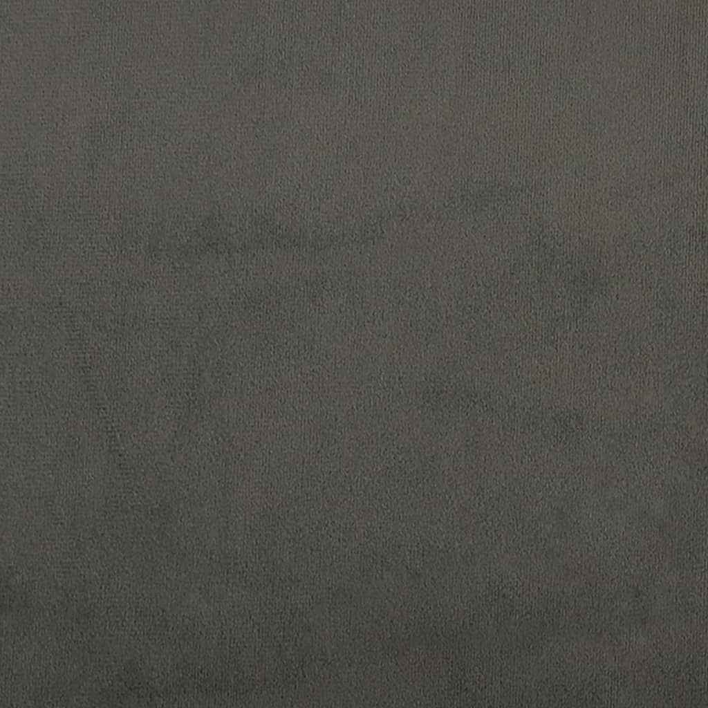 Kopfteil Hellgrau 80x5x118/128 cm Samt