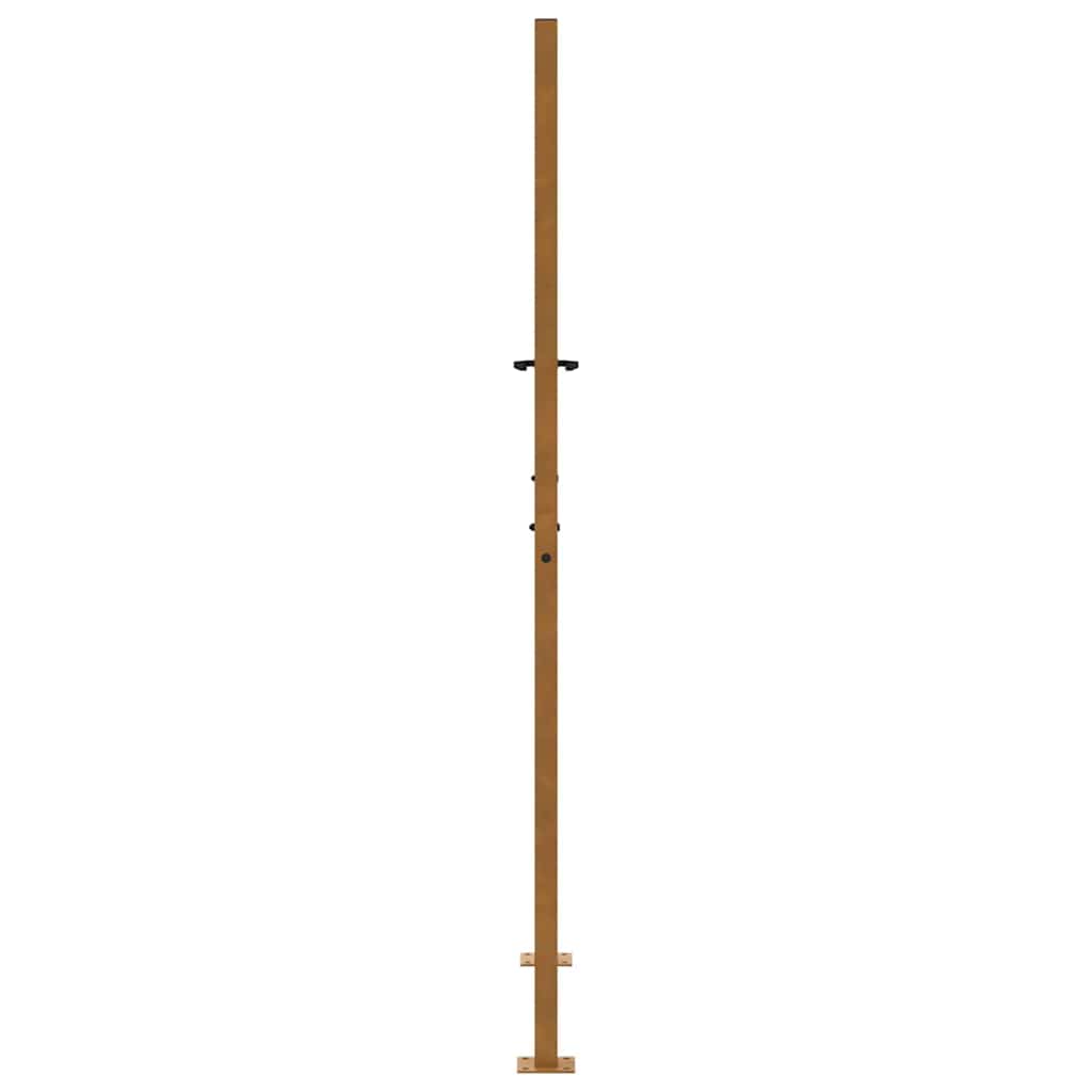 Gartentor Schwarz 100x100 cm Stahl Lichtdesign