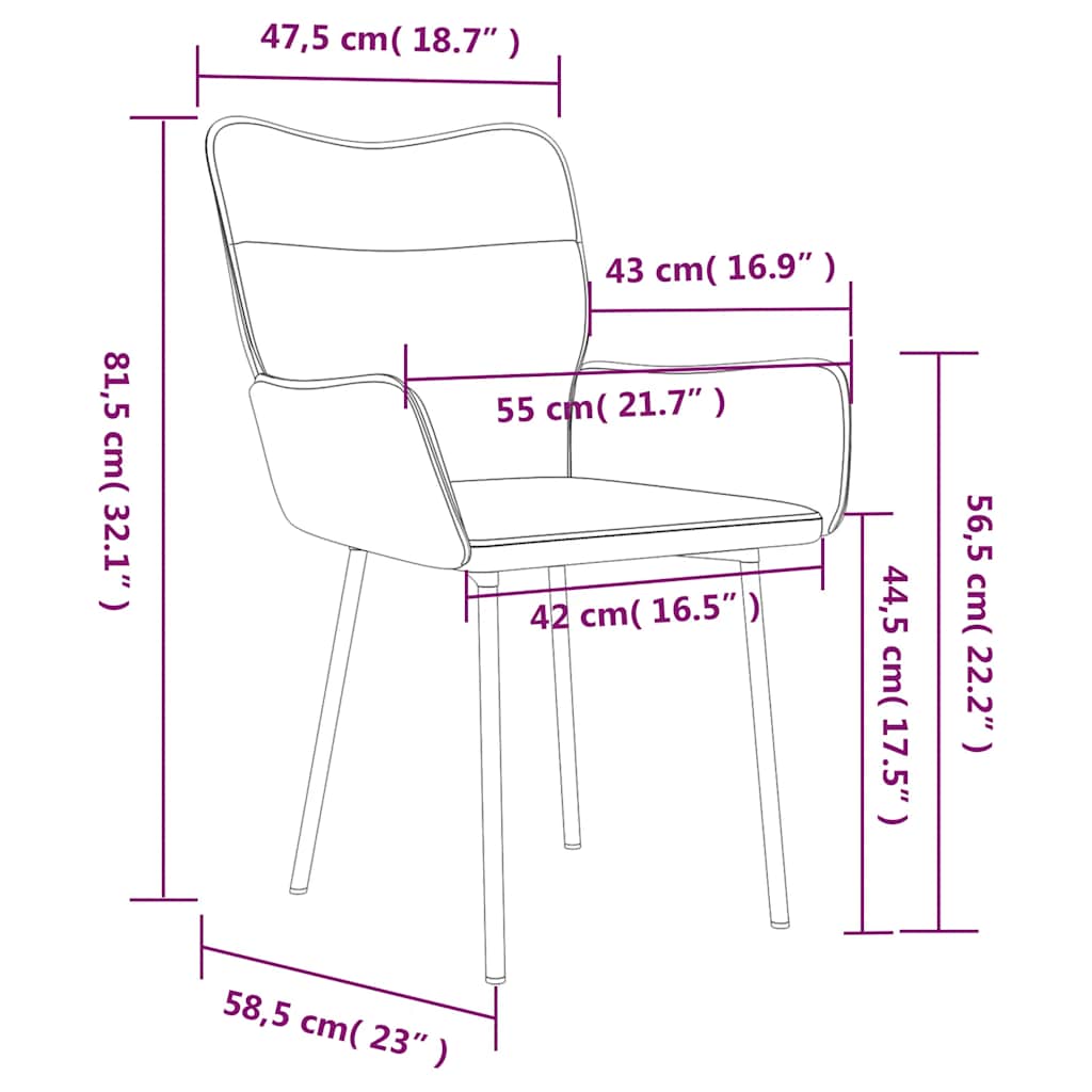 Esszimmerstühle 2 Stk. Dunkelgrün Samt