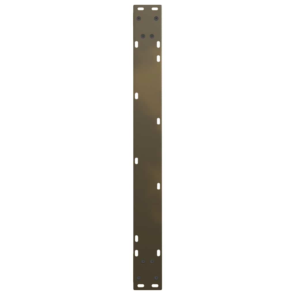 Couchtischbeine V-Form 2 Stück Schwarz 30x(30-31,3) cm Stahl