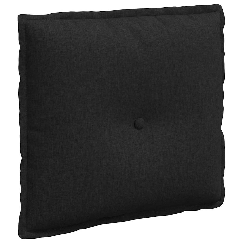 Rückenkissen Hellgrau 50 x 19 x 45 cm Stoff