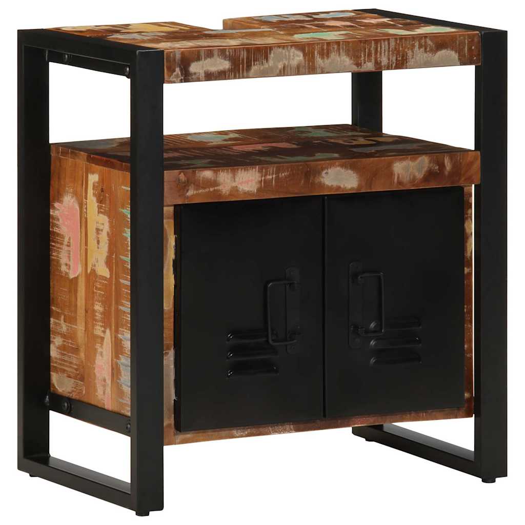 Badezimmerschrank Braun 55 x 35 x 60 cm Massivholz Mango