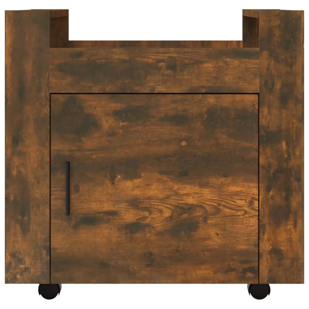 Bürowagen Weiß 60x45x60 cm Holzwerkstoff