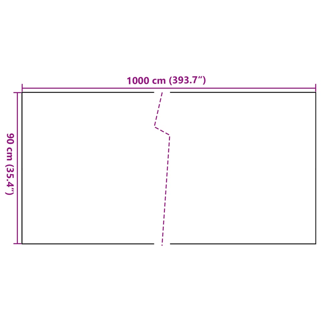 Balkon-Sichtschutz Anthrazit 300x90 cm Poly Rattan