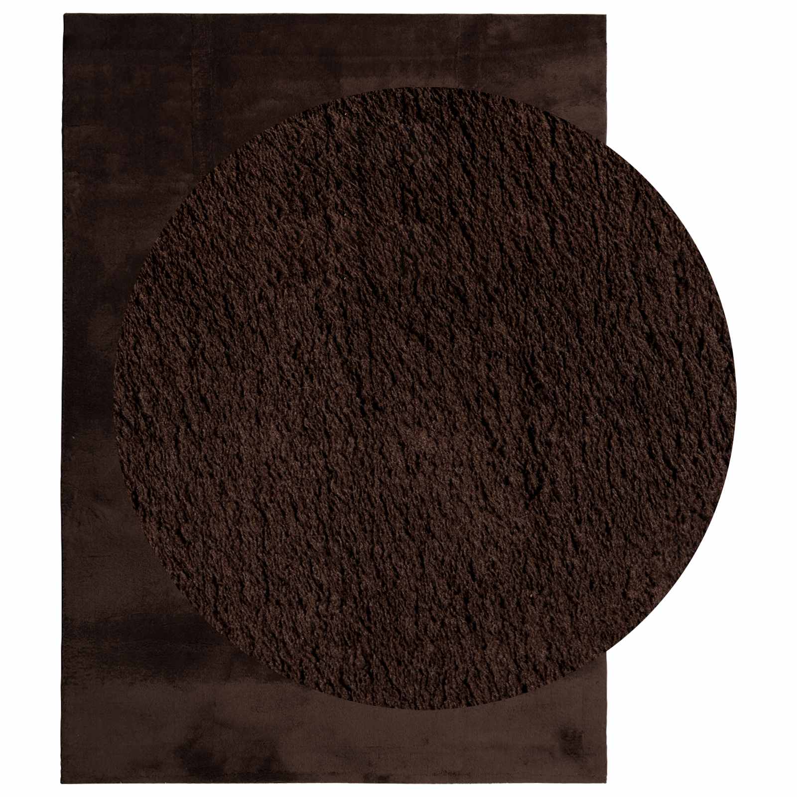 Teppich HUARTE Kurzflor Weich und Waschbar Anthrazit 60x110 cm
