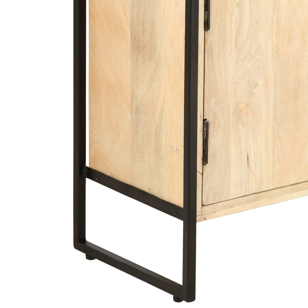 Bücherregal 4 Ebenen 80x30x180 cm Altholz Massiv