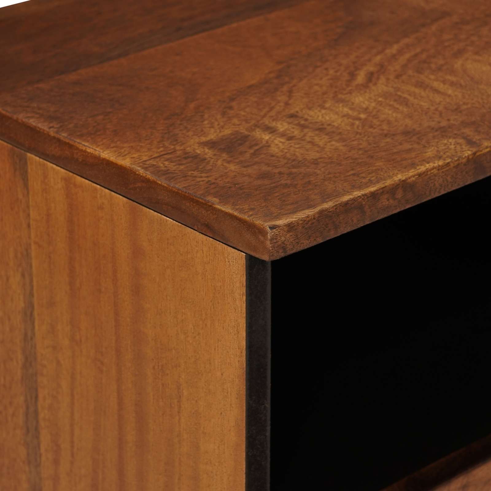 Nachttisch Braun 40 x 33 x 46 cm Massivholz Mango