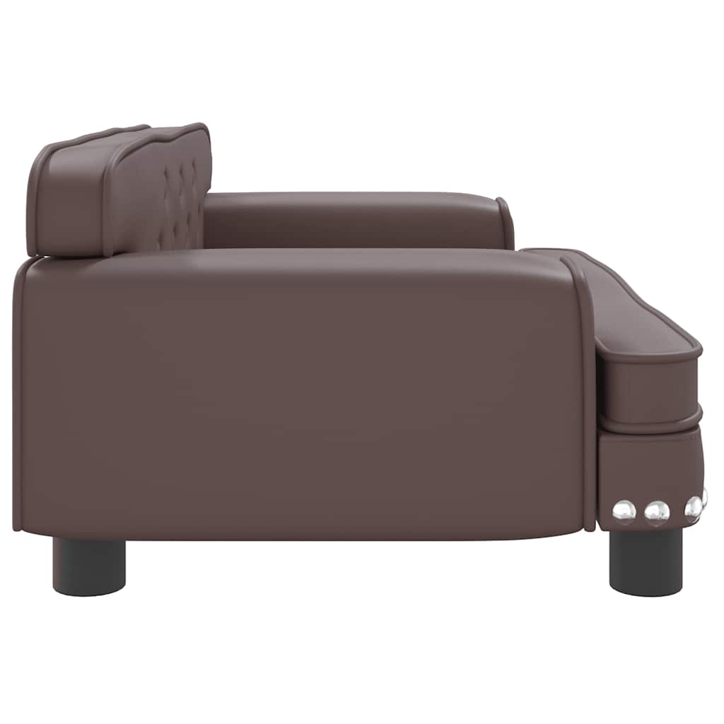 Hundebett Rosa 90x53x30 cm Samt