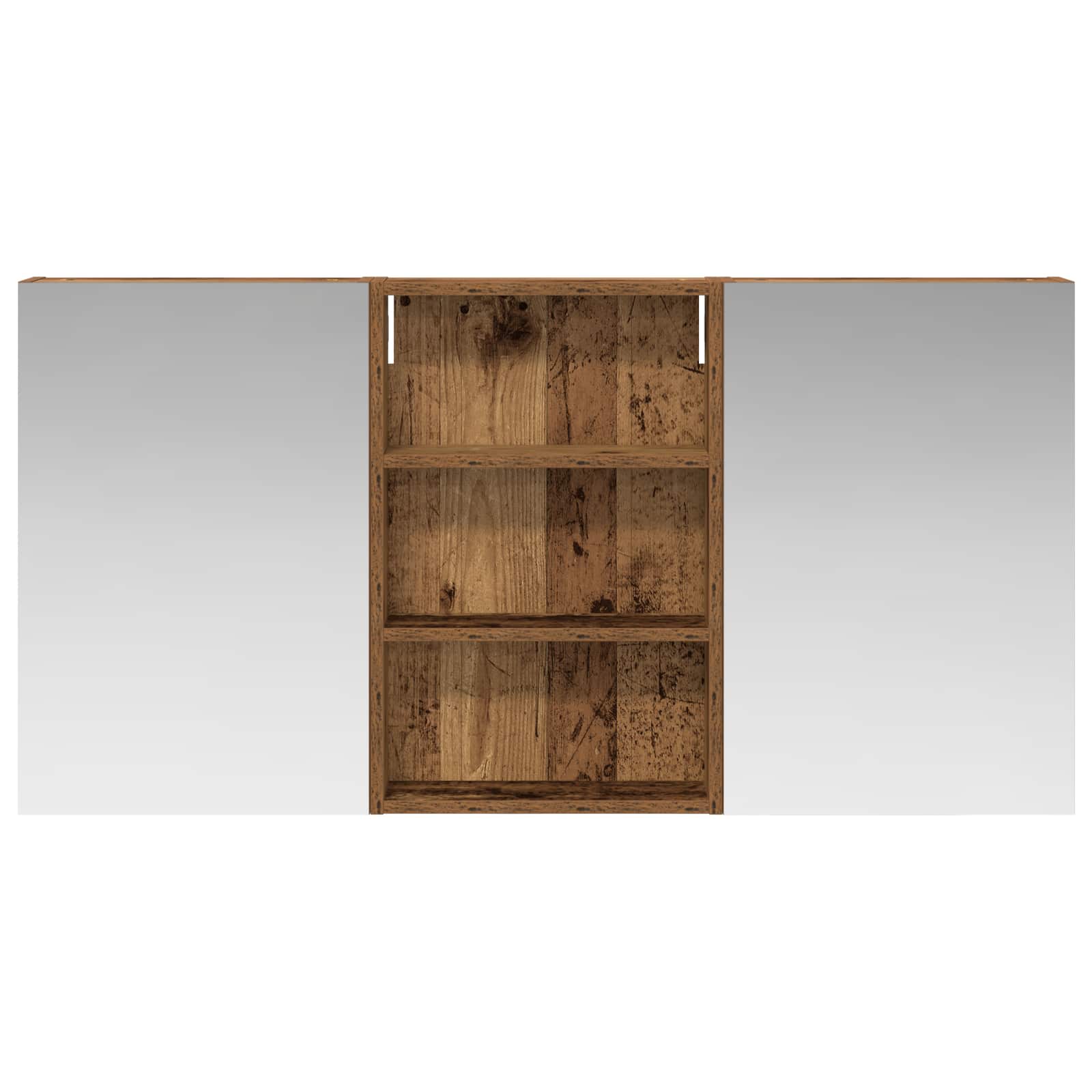 Badezimmerschrank-Set 3 pcs 80 x 10,5 x 50 cm Holzwerkstoff
