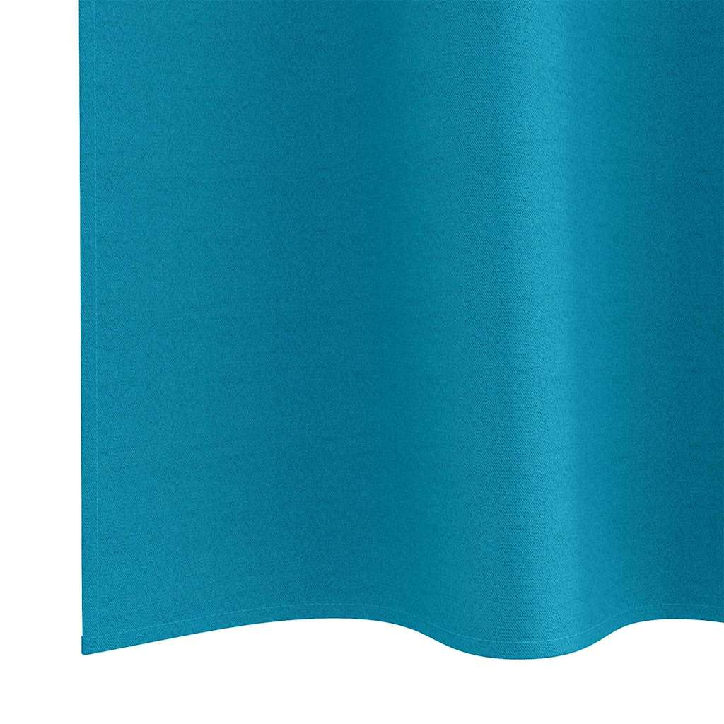 Verdunkelungs-Vorhänge mit Ringen 2 pcs Beige 140 x 140 cm