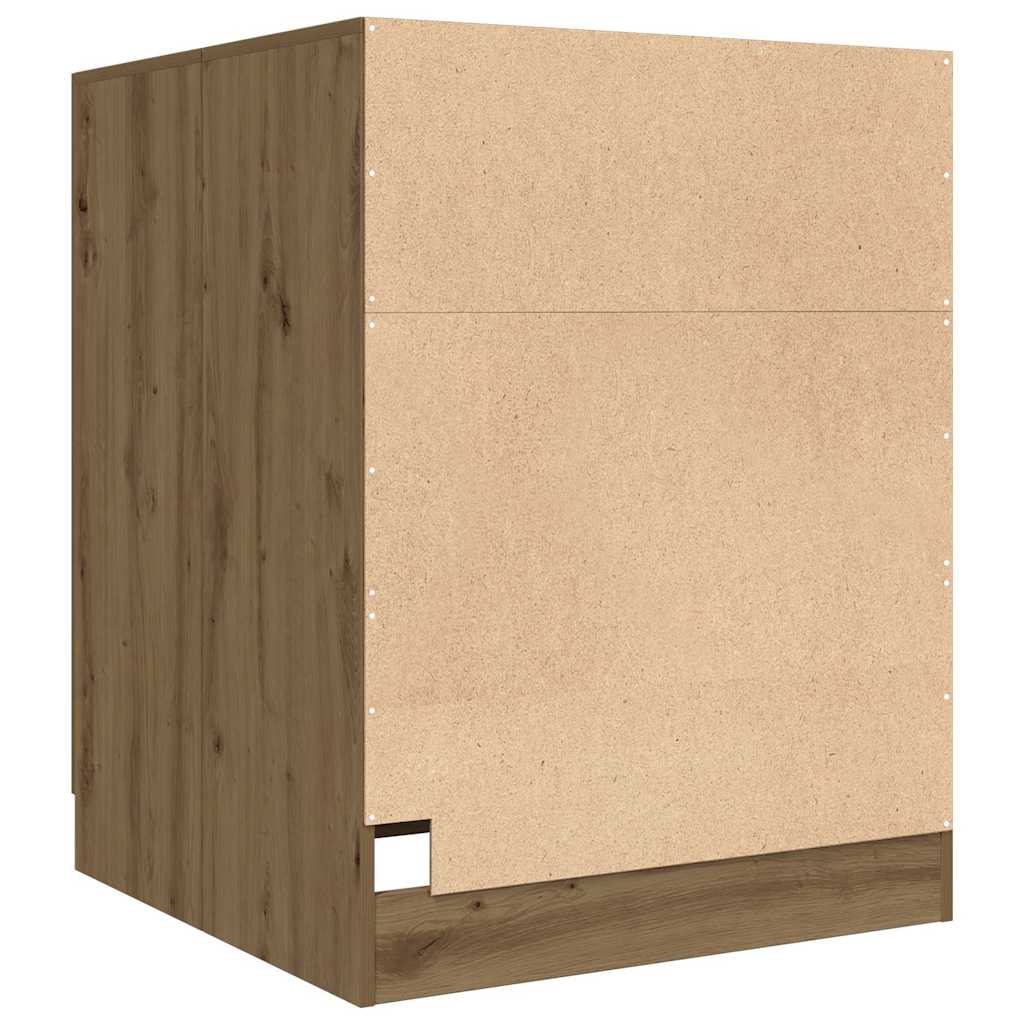 Waschmaschinenschrank Weiß 71x71,5x91,5 cm