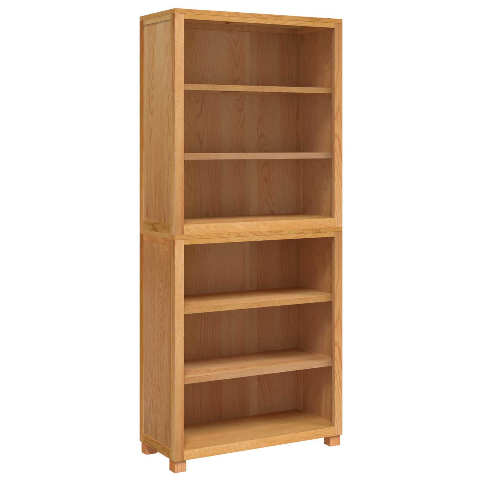 Aufbewahrungsmöbel-Set mit Regal 2 Stk. Natur 80 x 35 x 185 cm