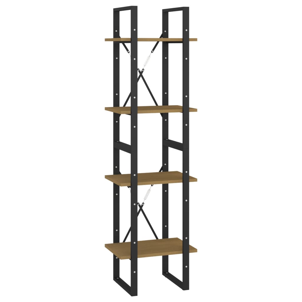 Bücherregal 2 Fächer Weiß 40x30x70 cm Holzwerkstoff