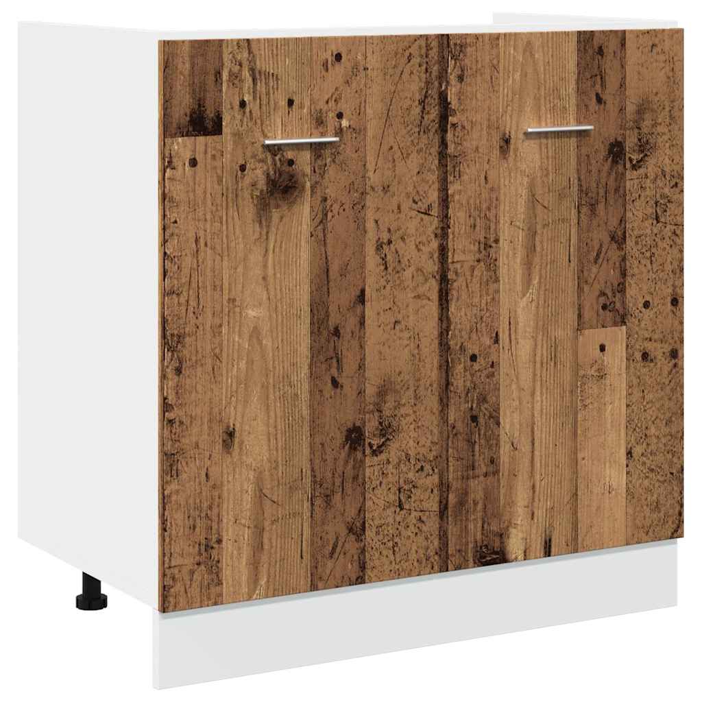 Unterschrank Lyon Weiß 60x46x81,5 cm Holzwerkstoff