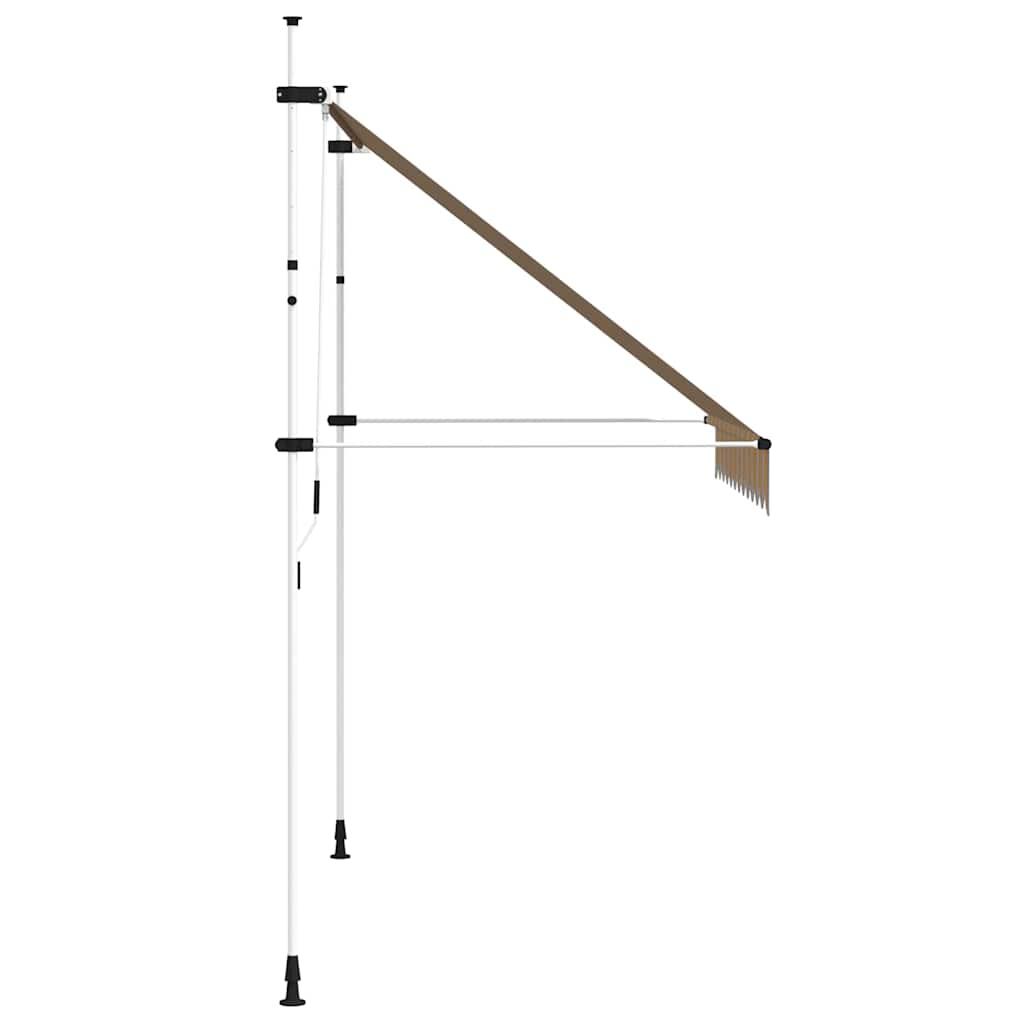 Einziehbare Markise Handbetrieben 150 cm Anthrazit