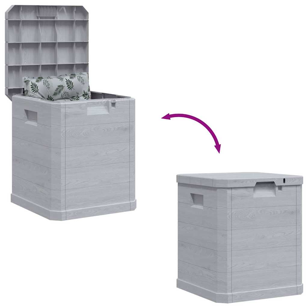 Outdoor-Kissenbox Anthrazit 77,5x44,5x53 cm Polypropylen