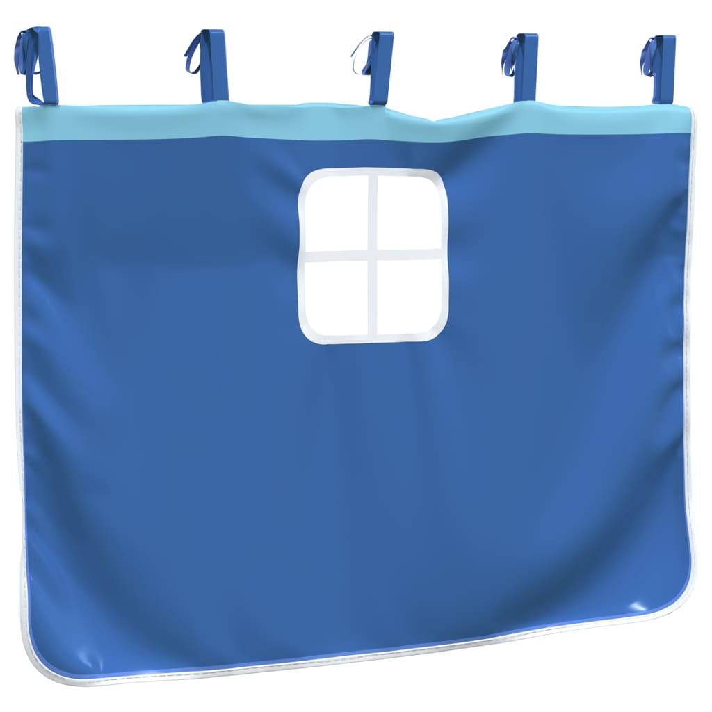 Vorhänge für Hochbett mit Turm Weiß und Schwarz Polyester