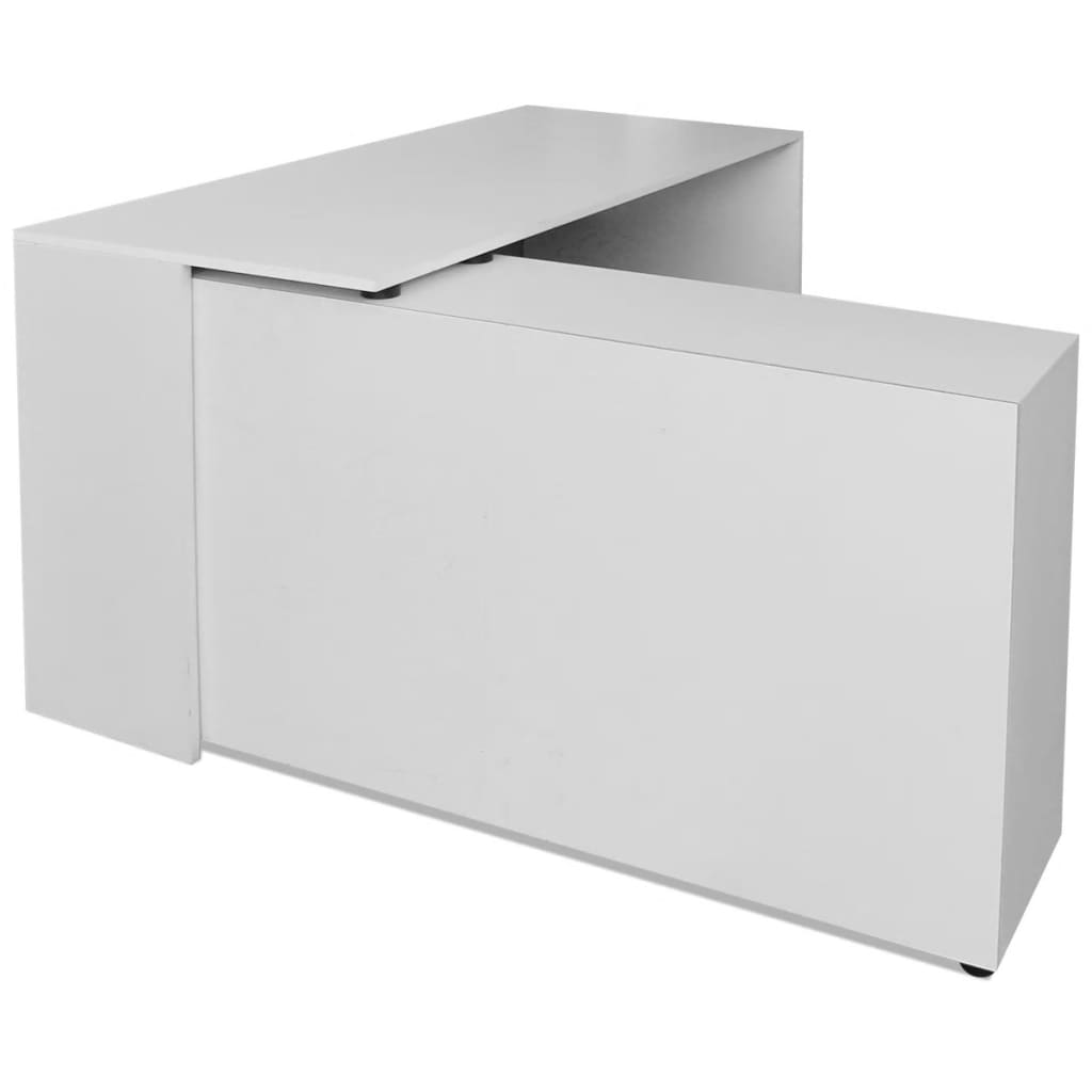Eckschreibtisch 4 Regale Eiche