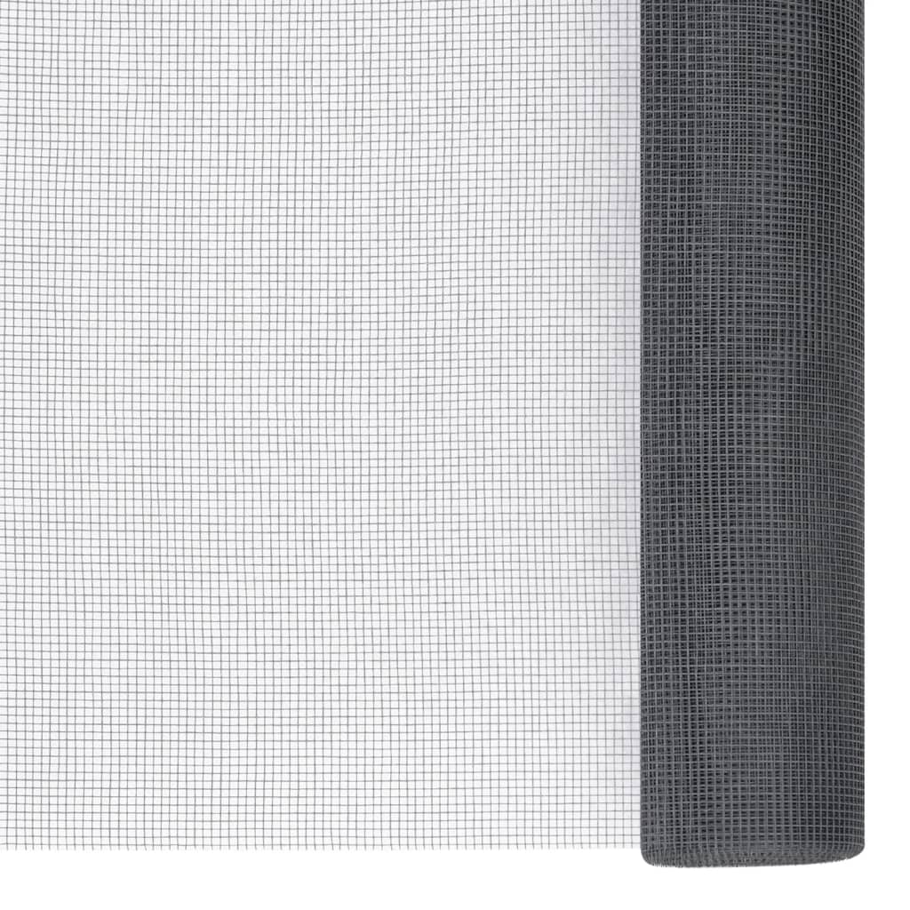 Fiberglas Mesh-Rolle Insektenschutzgitter Tür/Fenster 100 x 500 cm schwarz