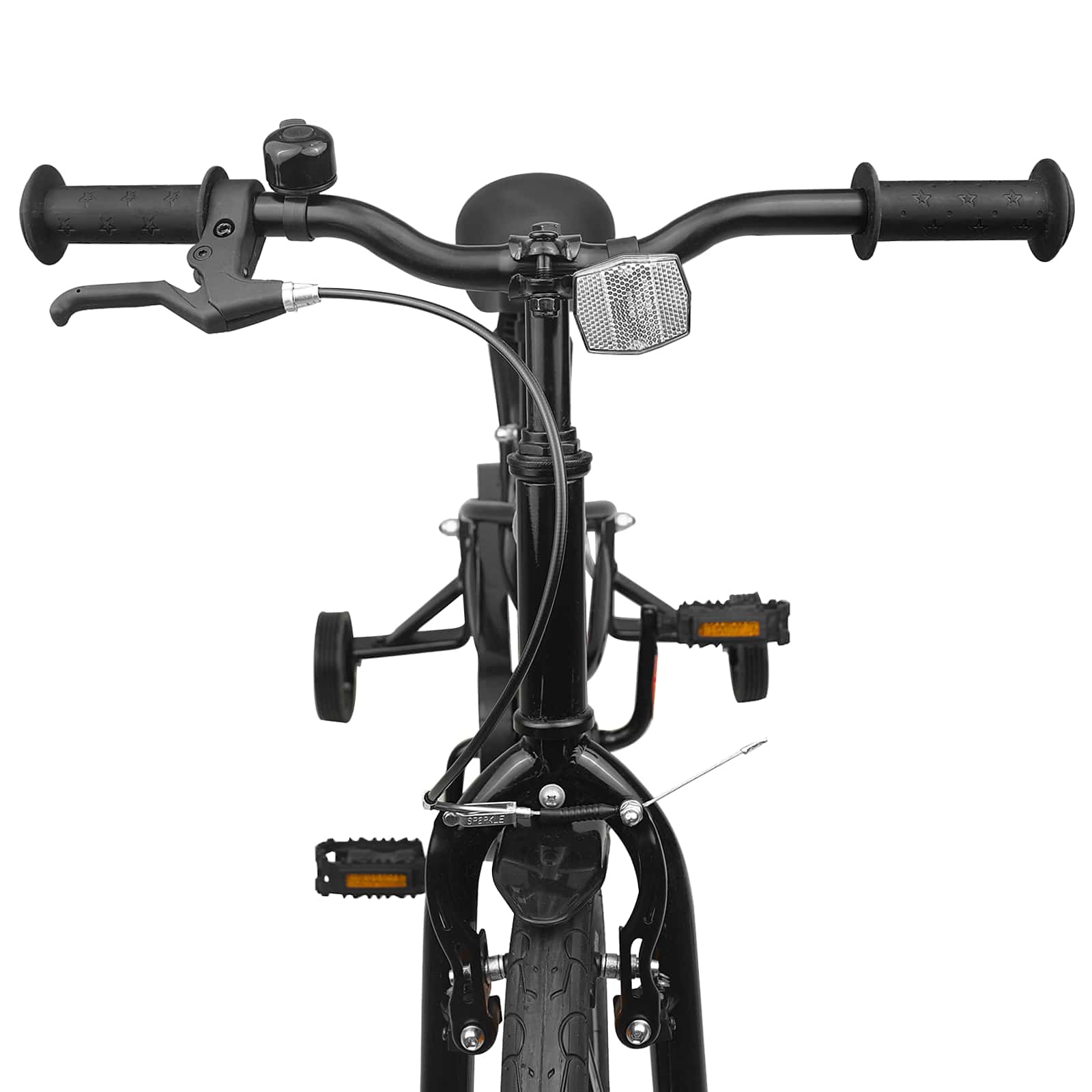Kinderfahrrad 16 Zoll für 4-6 Jahre alt Grün Schwarz