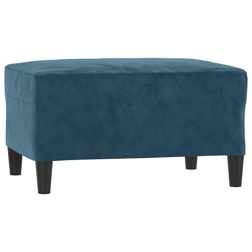 Fußhocker Hellgrau 60x50x41 cm Samt