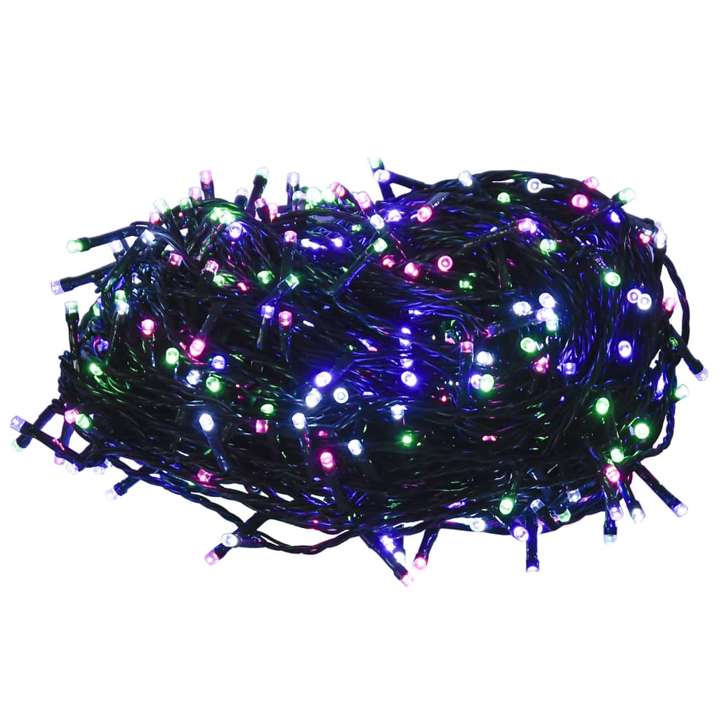 Lichterkette mit 400 LEDs Blau 40 m 8 Lichteffekte