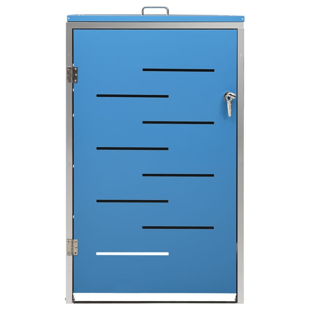 Mülltonnenbox für 3 Tonnen 207x77,5x112,5 cm Edelstahl