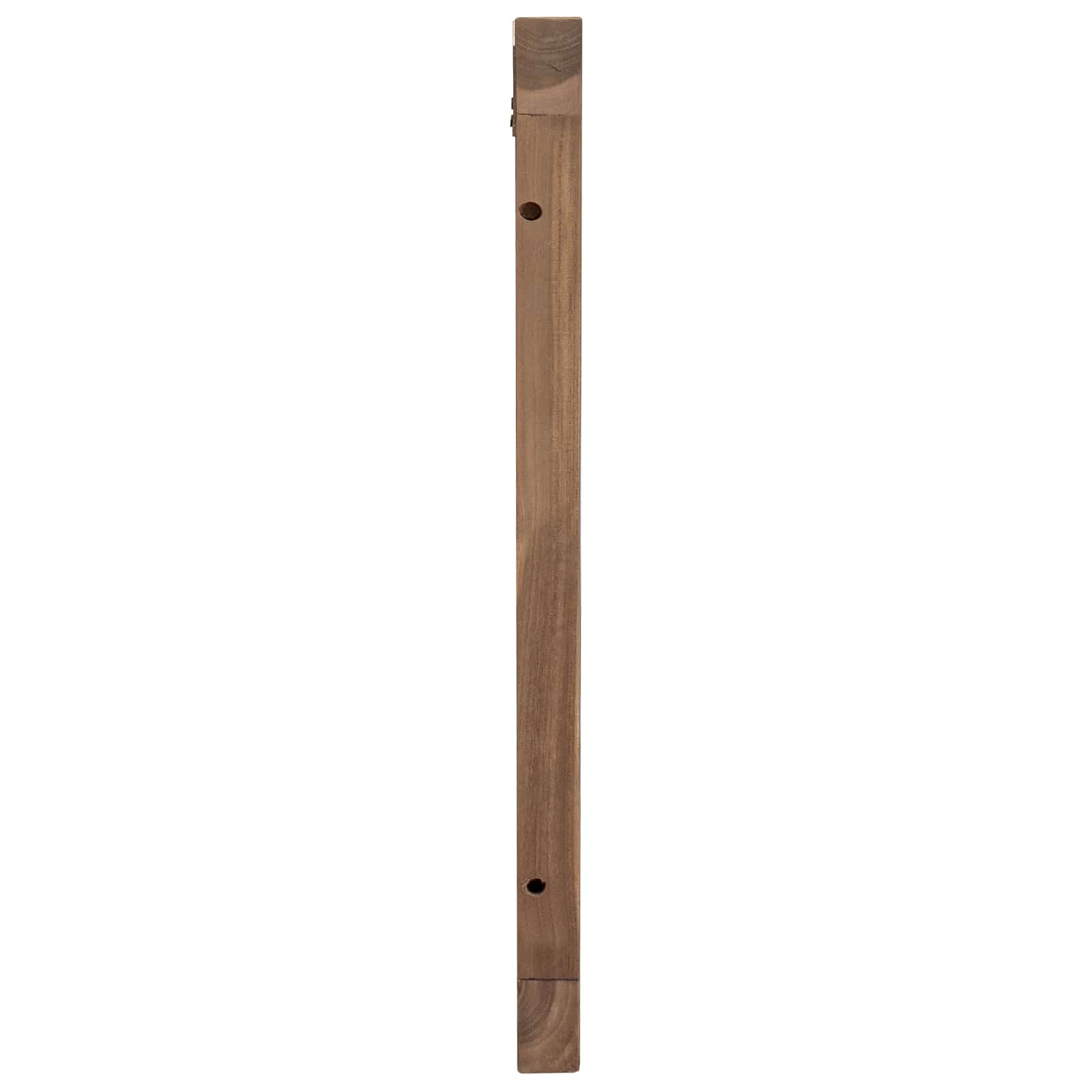 Bettkopfteil Natur Massivholz Teak