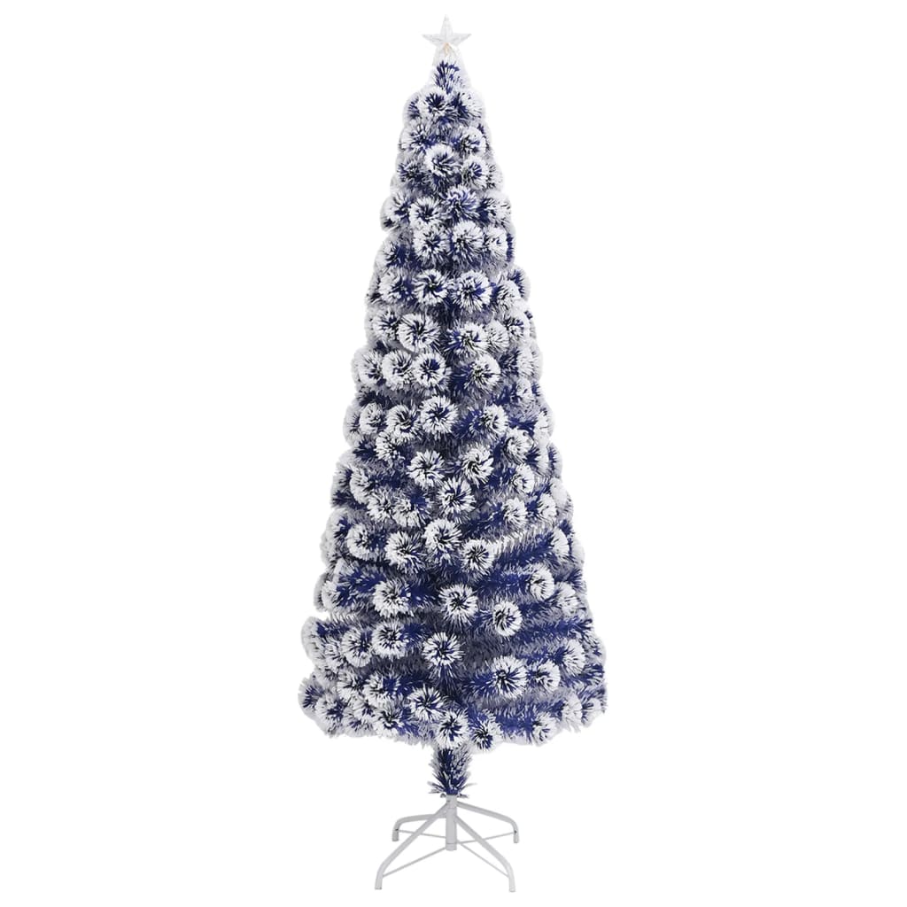 Vorbeleuchteter Weihnachtsbaum mit Ständer und LED 150 cm Glasfaser
