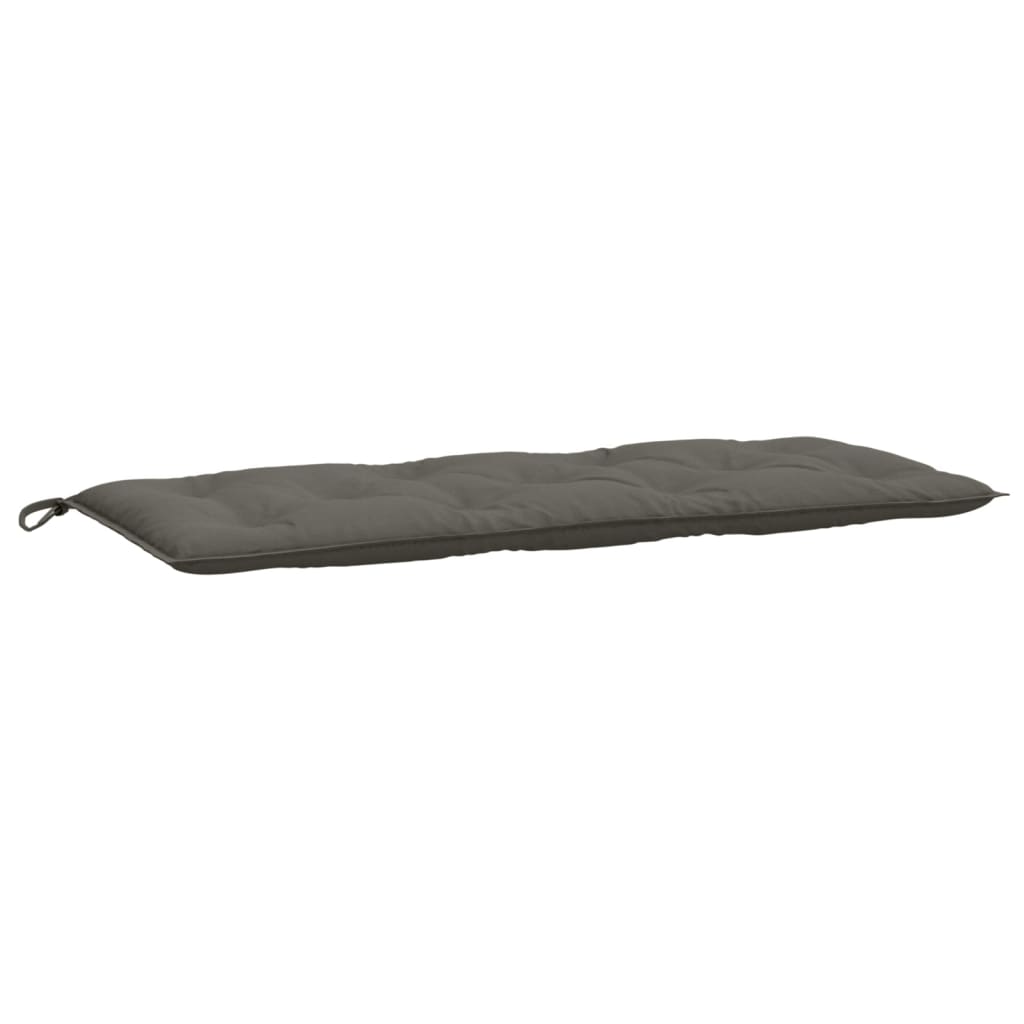 Gartenbank-Auflagen 2 Stk. Melange Anthrazit 100x50x7 cm Stoff