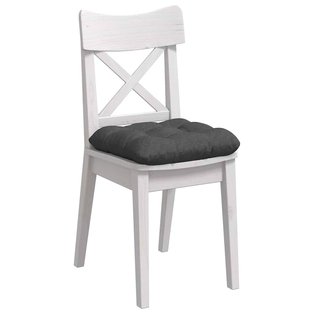 Sitzkissen 4 pcs Hellgrau 40 x 40 cm Cordstoff