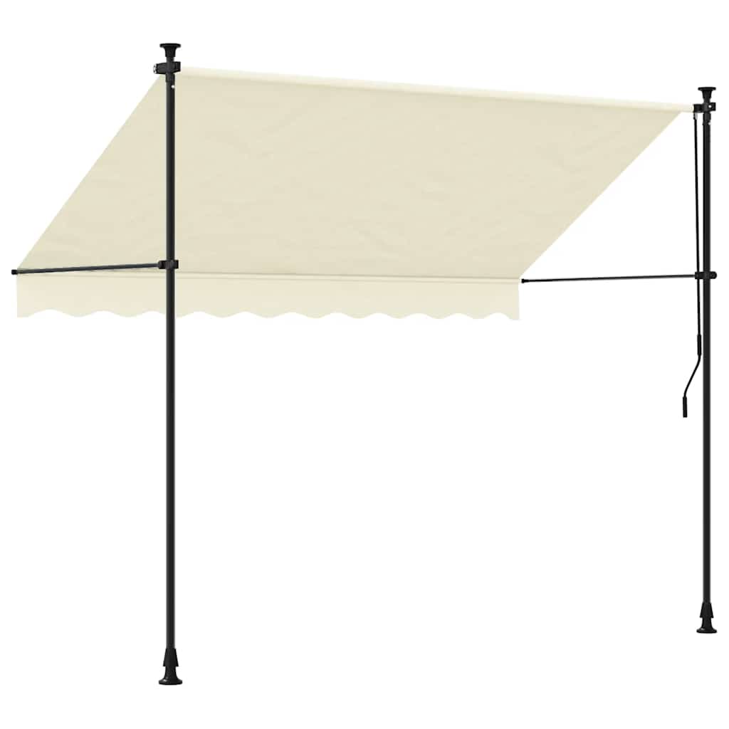 Einziehbare Markise Handbetrieben 150 cm Anthrazit