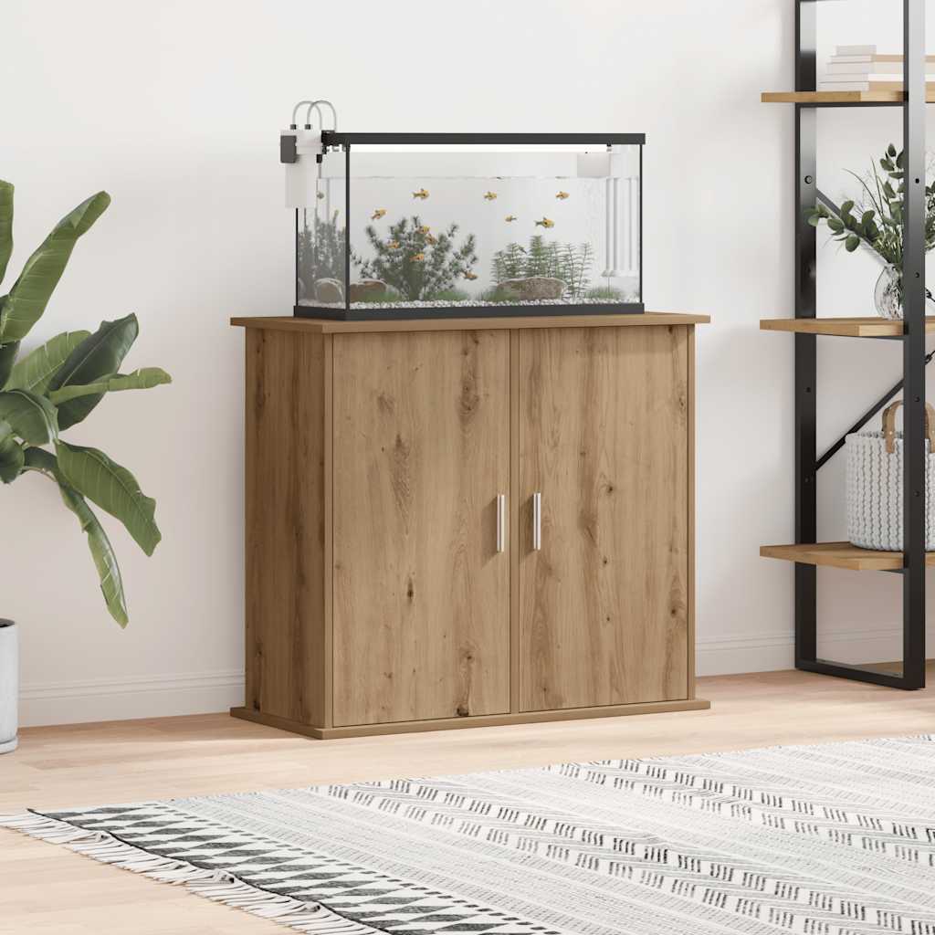 Aquariumständer Weiß 81x36x73 cm Holzwerkstoff